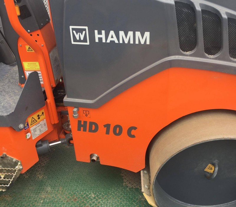 HAMM HD 10C VT ARTICULATED COMBI ROLLER WITH VIBRATORY DRUM